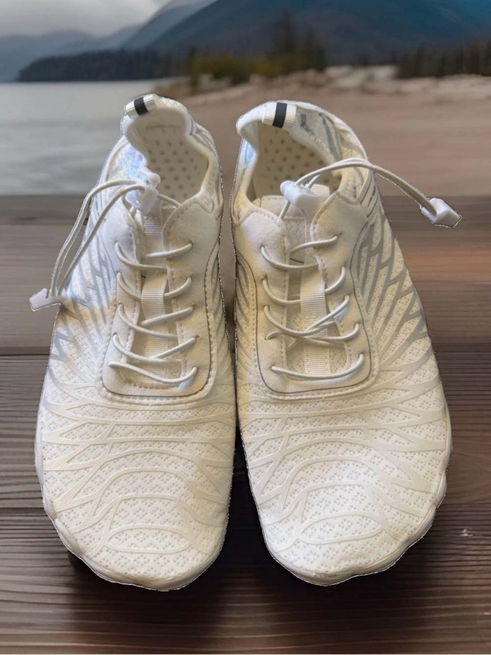 NWT Peak Footwear White Barefoot Minimalist Trail Shoes Size 40 / US W9 M7.5